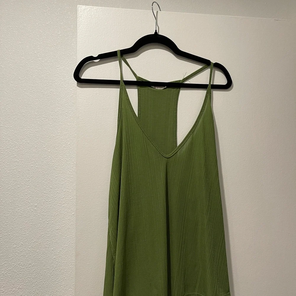 Free People‎ Green Sleeveless Women's Top